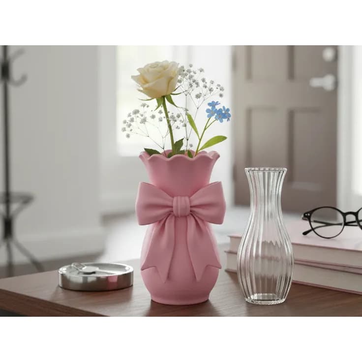 🎀 Lọ Hoa Nơ Pastel điểm nhấn cho góc nhỏ nhà của bạn