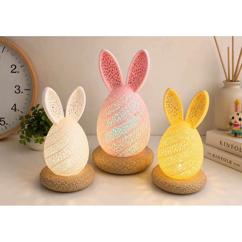 🐰 Đèn Thỏ Bunny Glow – Ánh Sáng Dịu Êm Cho Không Gian Thêm Dễ Thương ✨