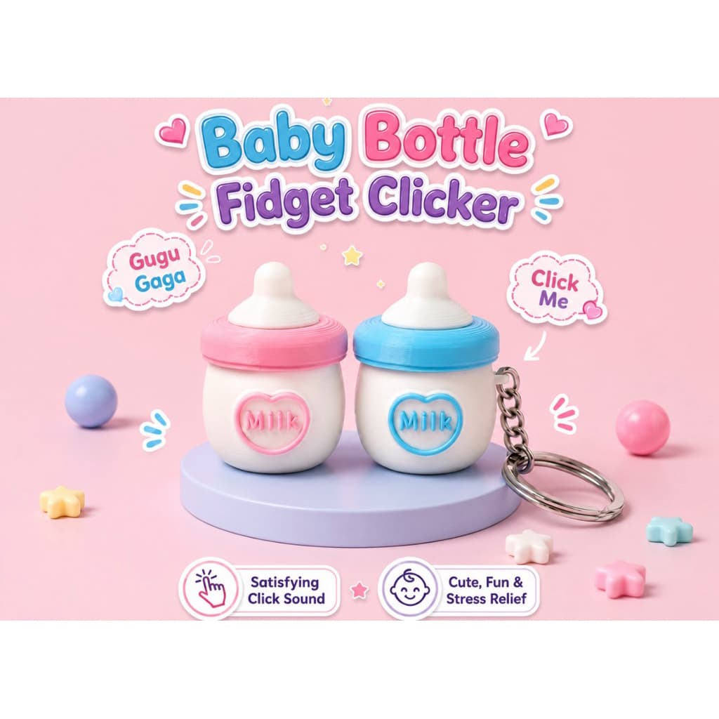 Móc khoá Baby Bottle Fidger