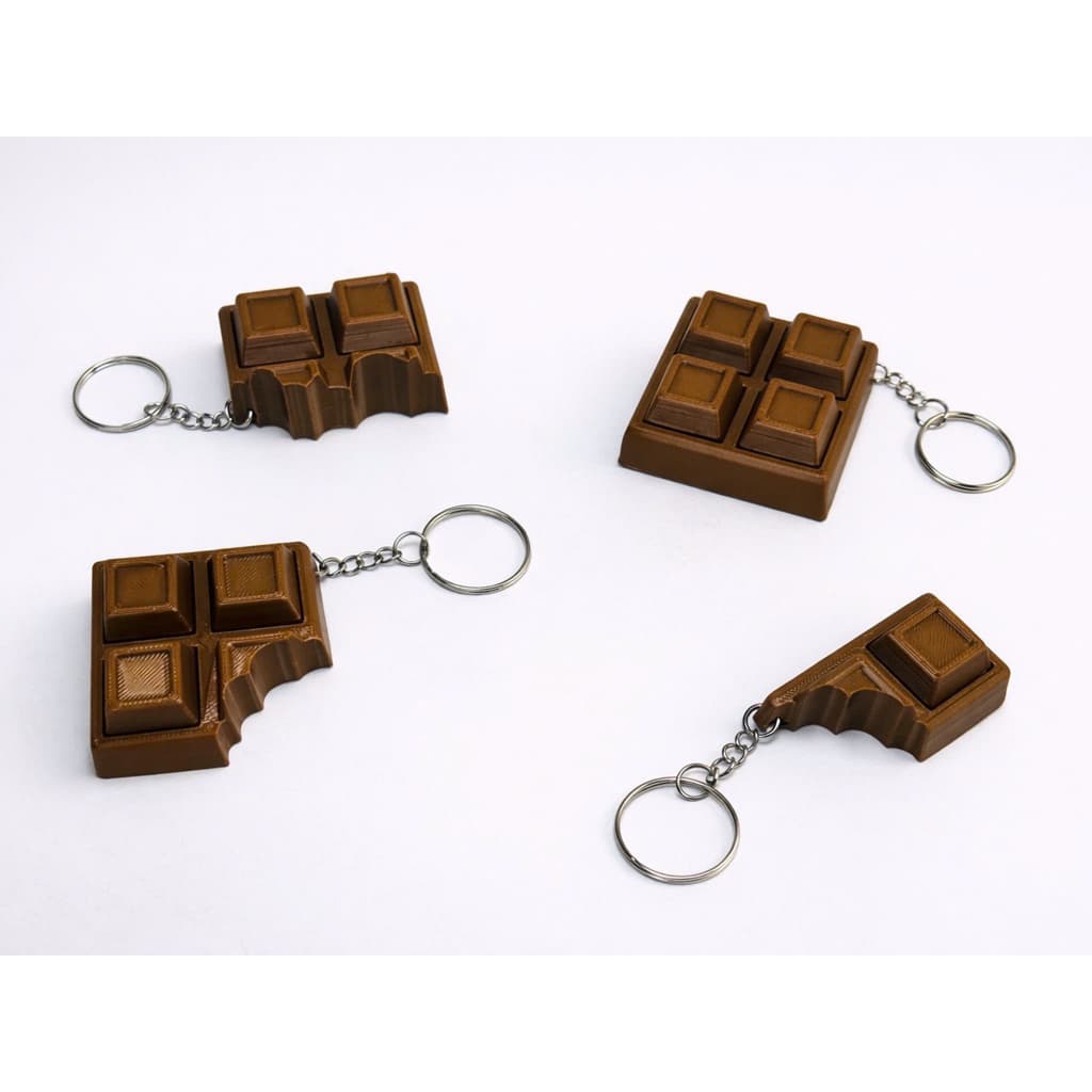 Sỉ&Lẻ Móc Khóa Clicker Chocolate Cube