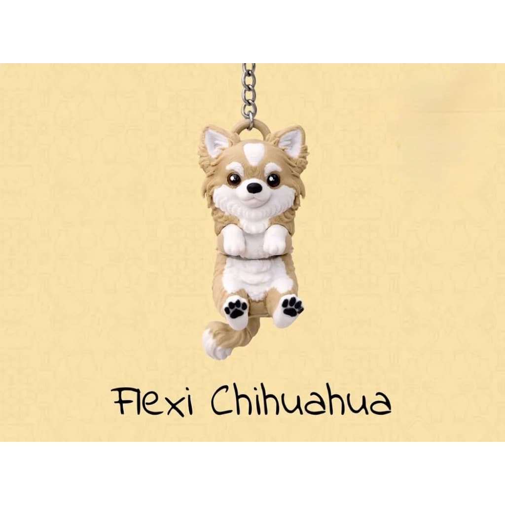 Móc Khóa Flexi Chihuahua Mini