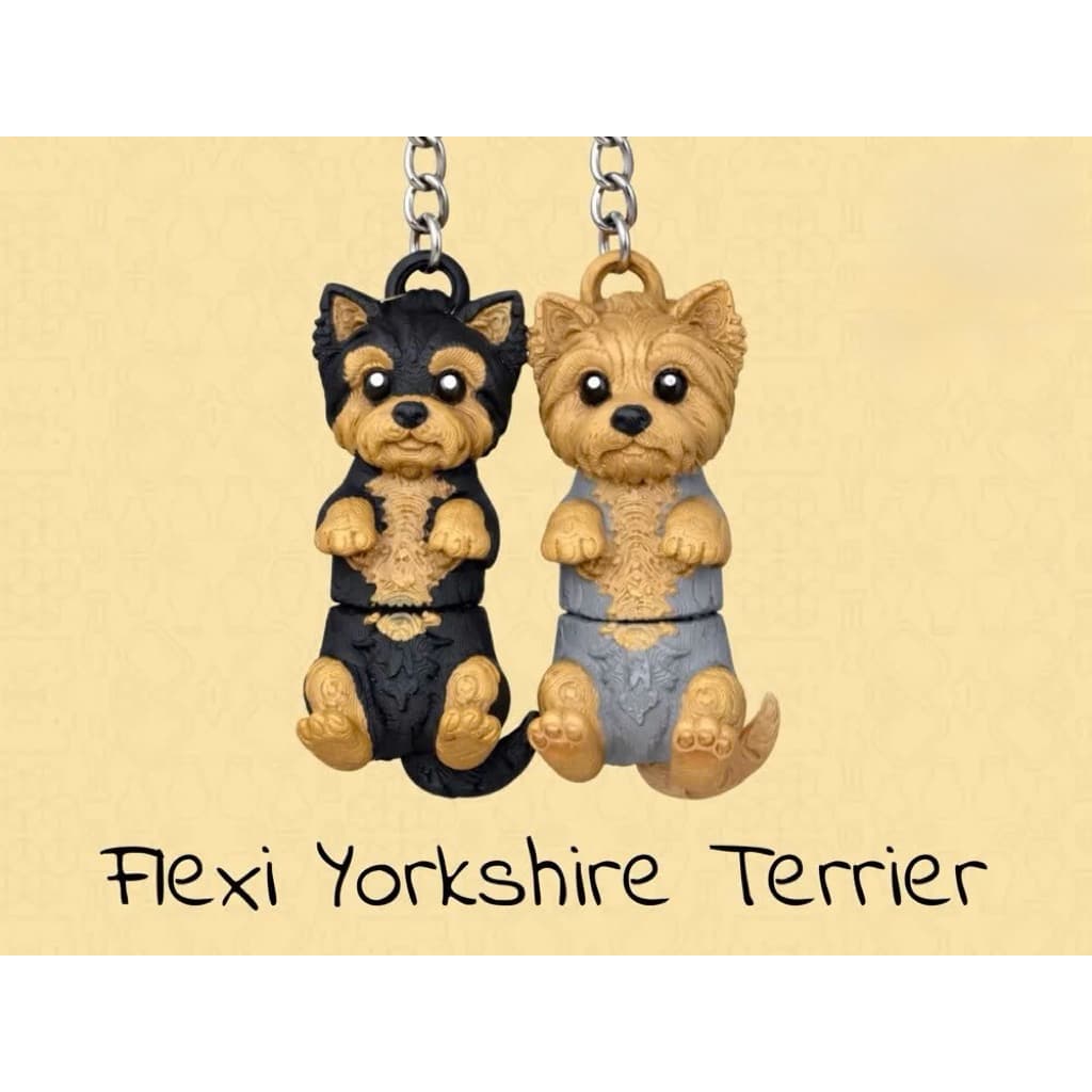 Móc Khóa Flexi Yorkshire Terrier Mini