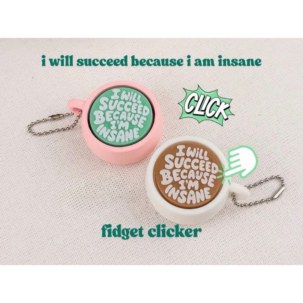 Sỉ&Lẻ Móc khoá Clicker Truyền động lực