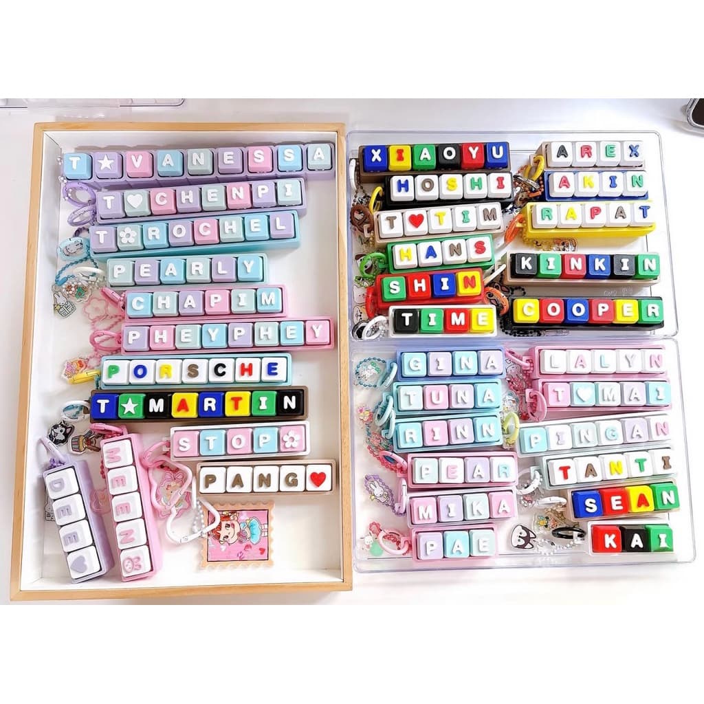 Móc khoá Clicker tự chọn theo tên